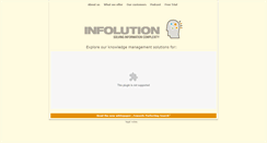 Desktop Screenshot of infolution.com