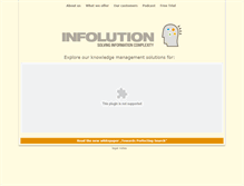 Tablet Screenshot of infolution.com
